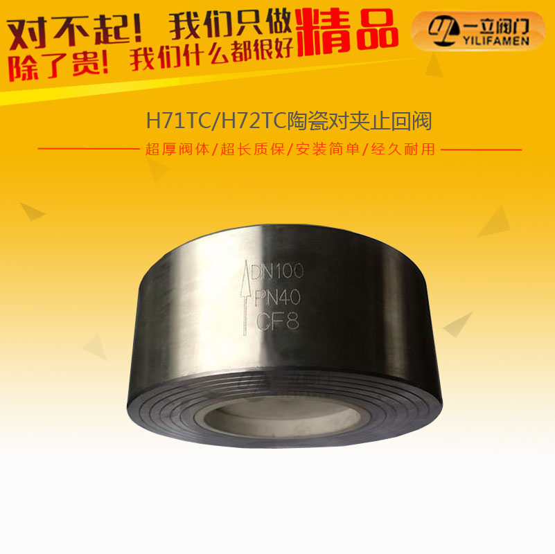 H71TC/H72TC陶瓷對夾止回閥